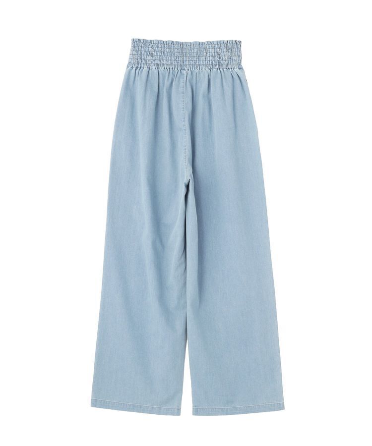 earth music&ecology「冷感2タックイージーワイドデニム」|デニム|