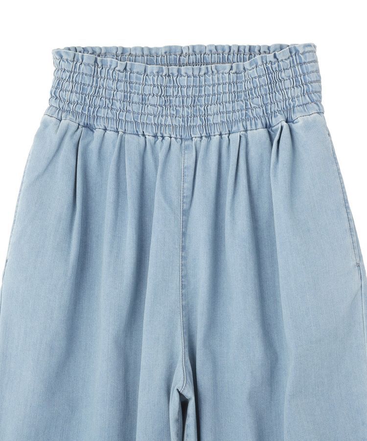 earth music&ecology「冷感2タックイージーワイドデニム」|デニム|