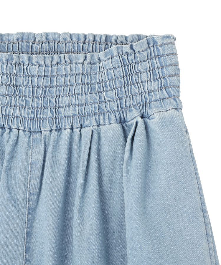 earth music&ecology「冷感2タックイージーワイドデニム」|デニム|