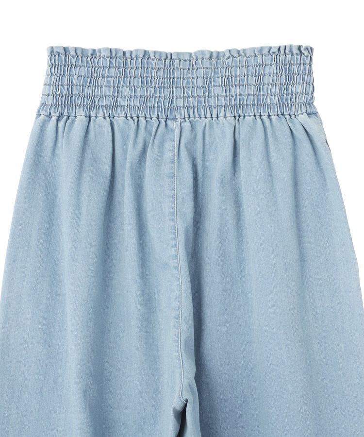 earth music&ecology「冷感2タックイージーワイドデニム」|デニム|