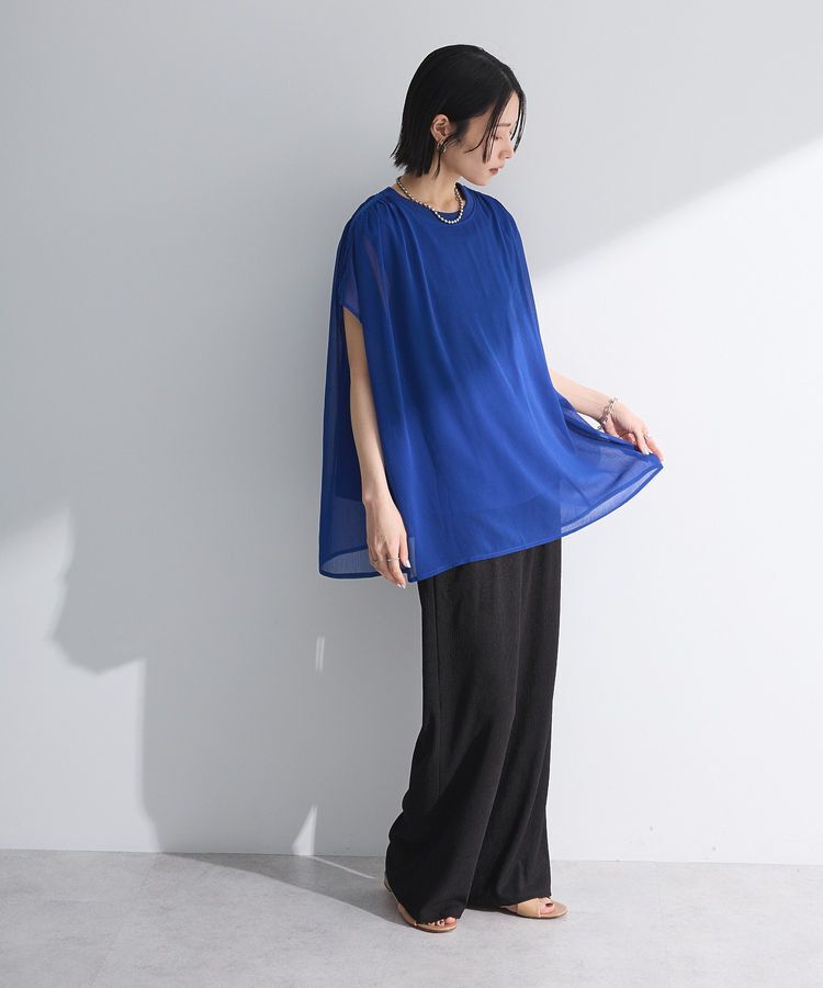 Green Parks「楊柳ドッキングフレンチプルオーバー」|Tシャツ・カットソー|