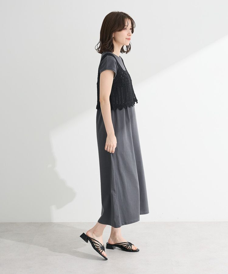 Green Parks「SET2点クロシェベスト＋ワンピース」|ワンピース|