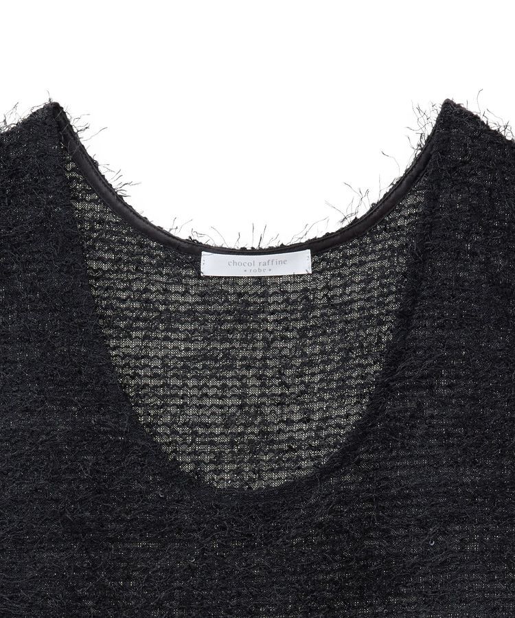 Green Parks「フェザーヤーンショートベスト」|ベスト・ジレ|