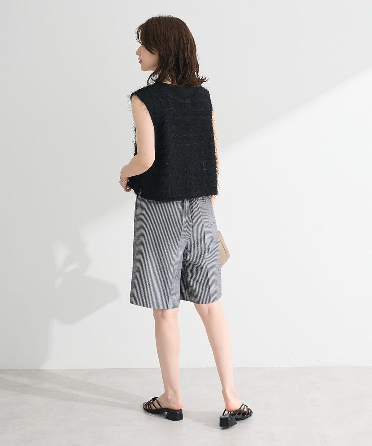 Green Parks「フェザーヤーンショートベスト」|ベスト・ジレ|