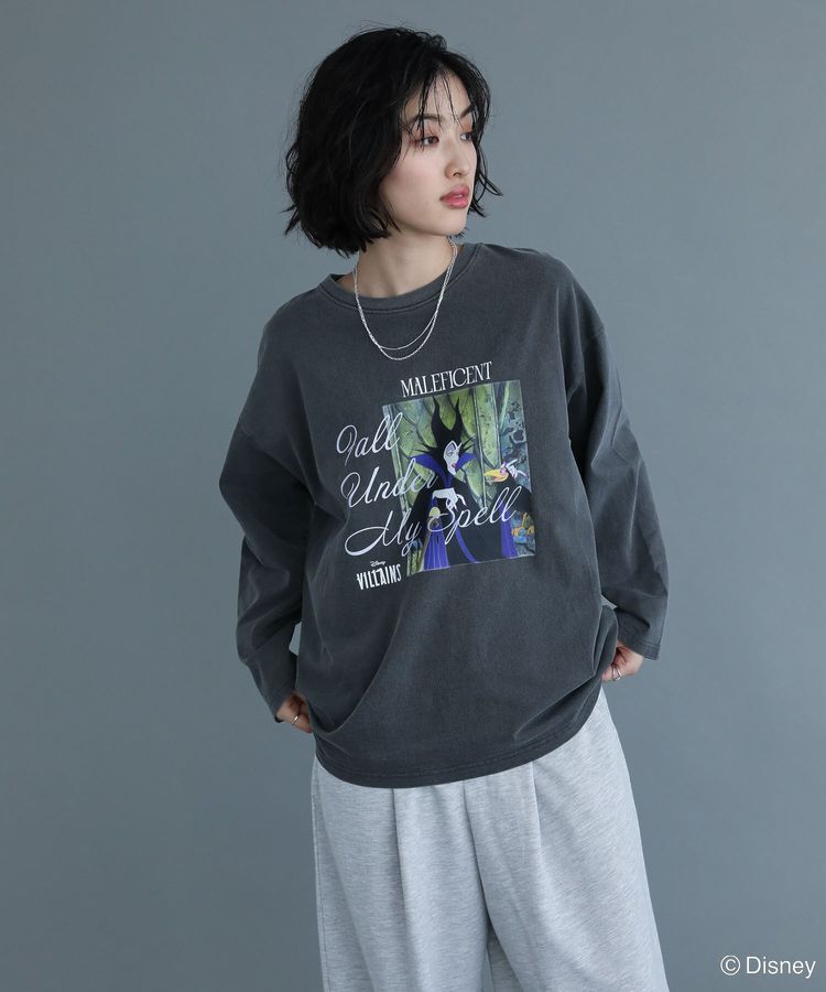 Green Parks「VILLAINS/ピグメントプリント長袖Tシャツ」|Tシャツ・カットソー|