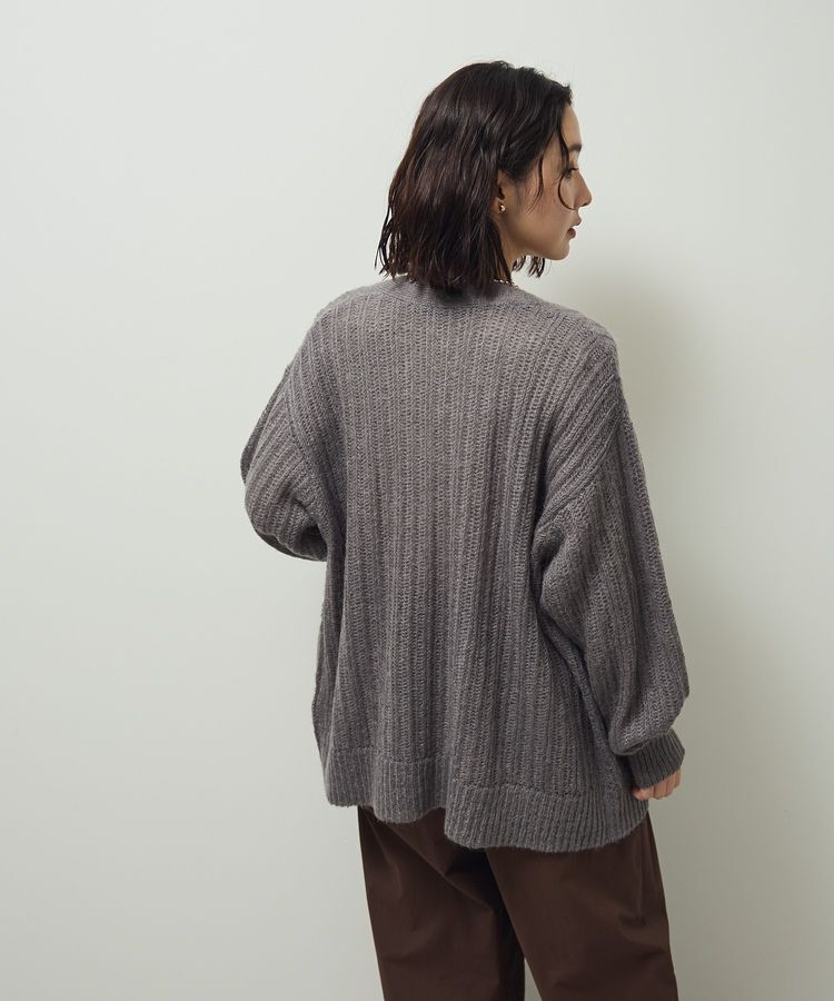 Green Parks「シアーニットVネックカーディガン」|カーディガン|