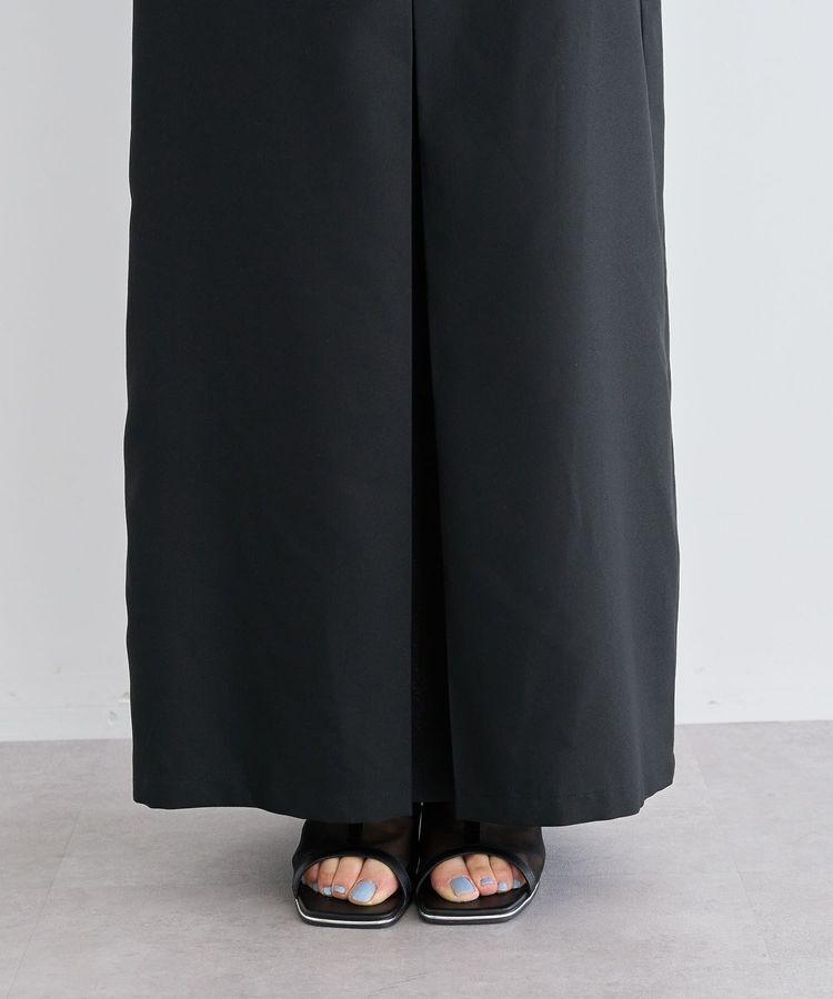 Green Parks「ウエストレイヤーボックスプリーツスカート」|タイト|