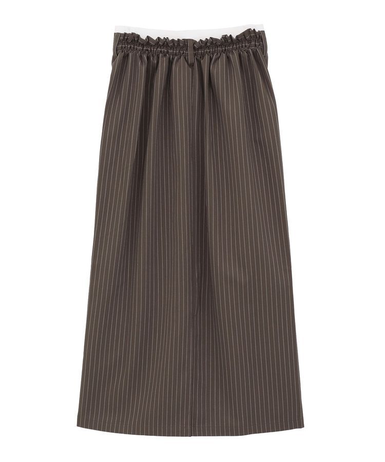 Green Parks「ウエストレイヤーボックスプリーツスカート」|タイト|