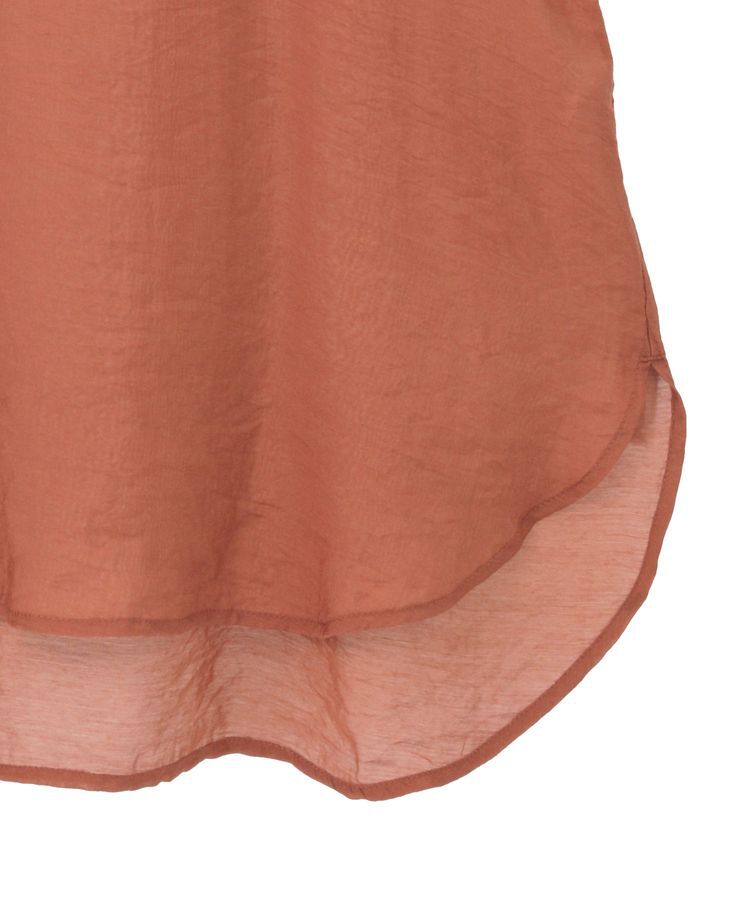 Green Parks「バンドカラー比翼タック袖チュニック」|チュニック|