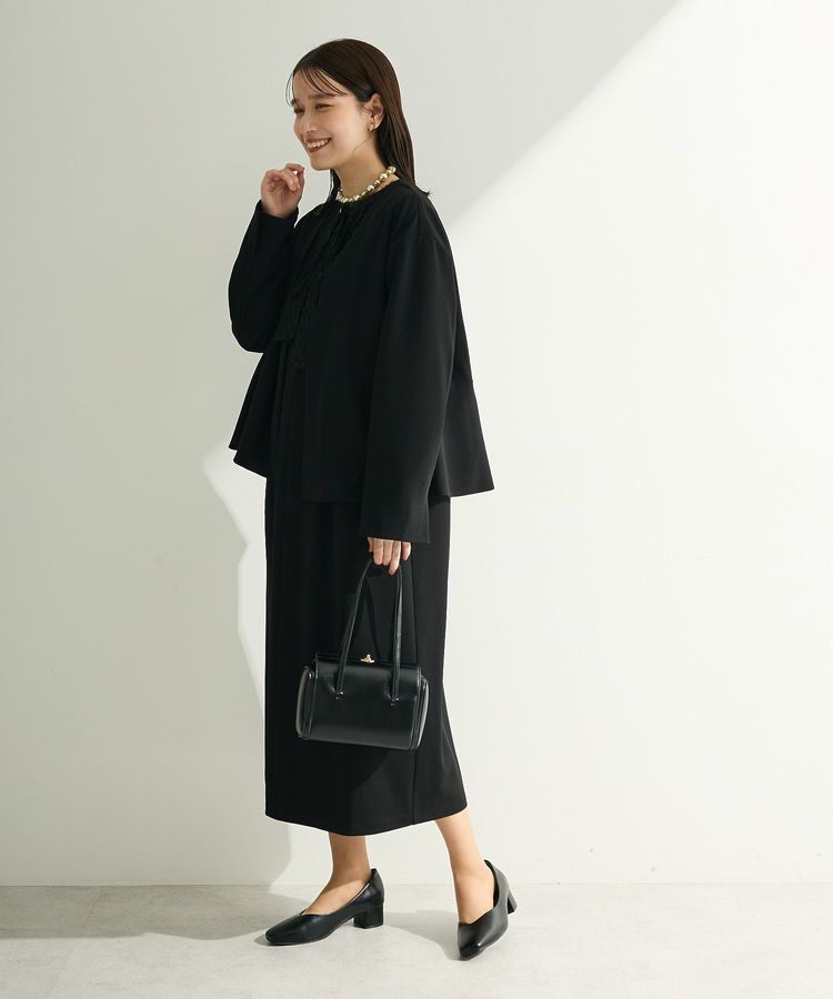 Green Parks「O.洗えてストレッチ ノーカラージャケット」|テーラードジャケット|