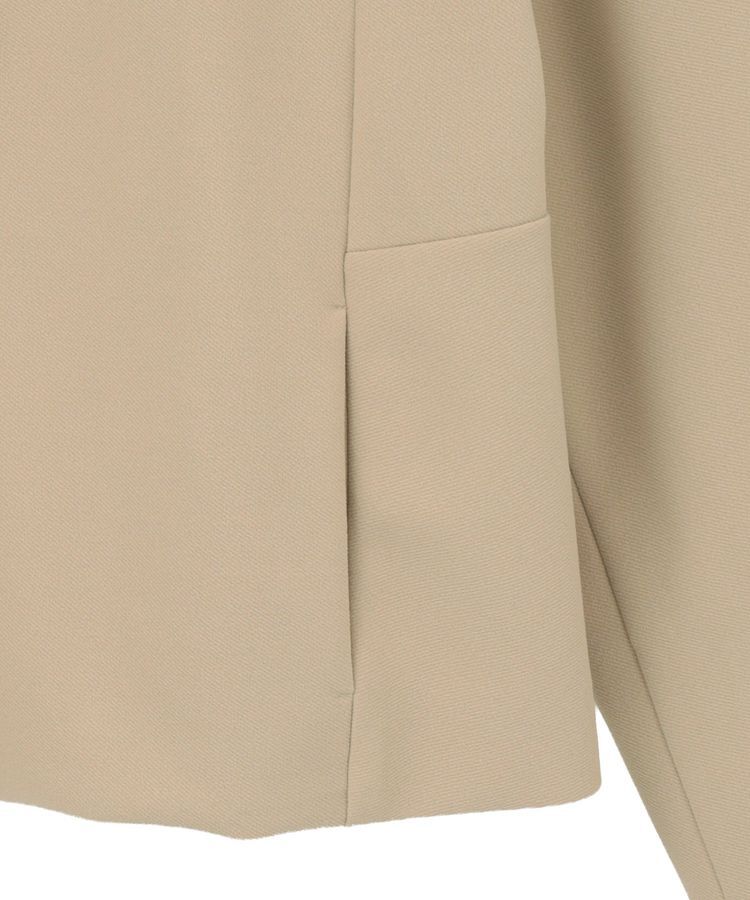 Green Parks「O.洗えてストレッチ ノーカラージャケット」|テーラードジャケット|