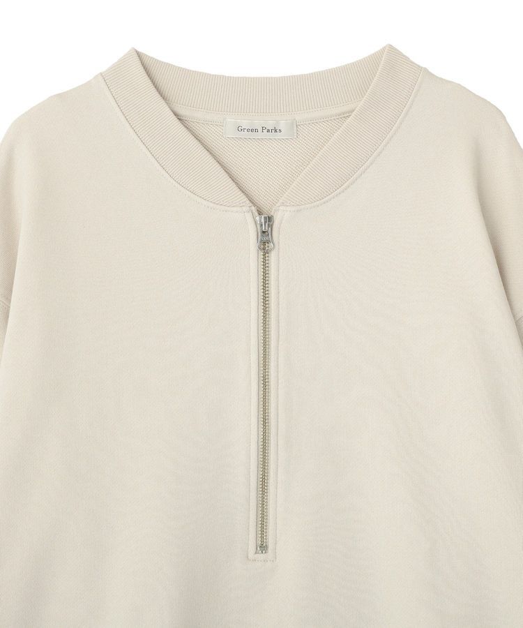 Green Parks「ハーフZip裏毛プルオーバー」|Tシャツ・カットソー|