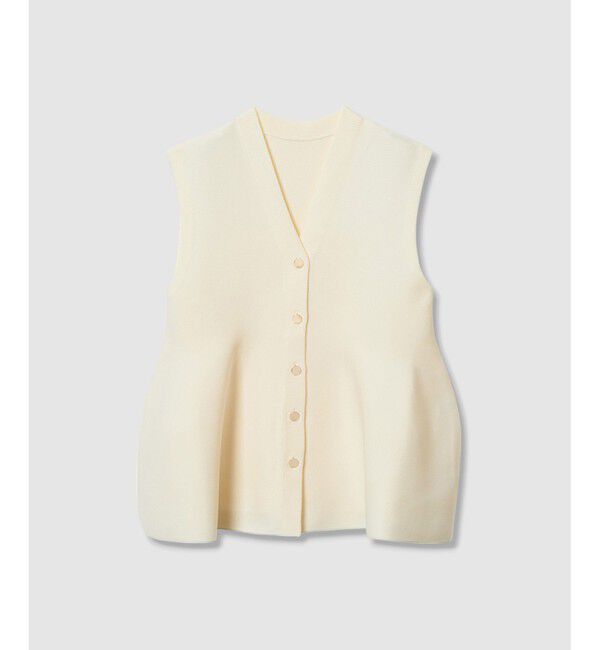 allureville「ペプラムジレ」|ニット・セーター|