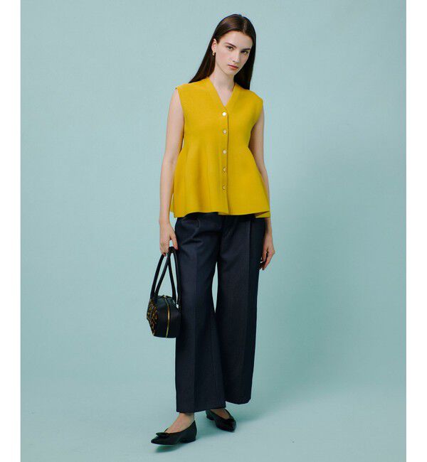 allureville「ペプラムジレ」|ニット・セーター|