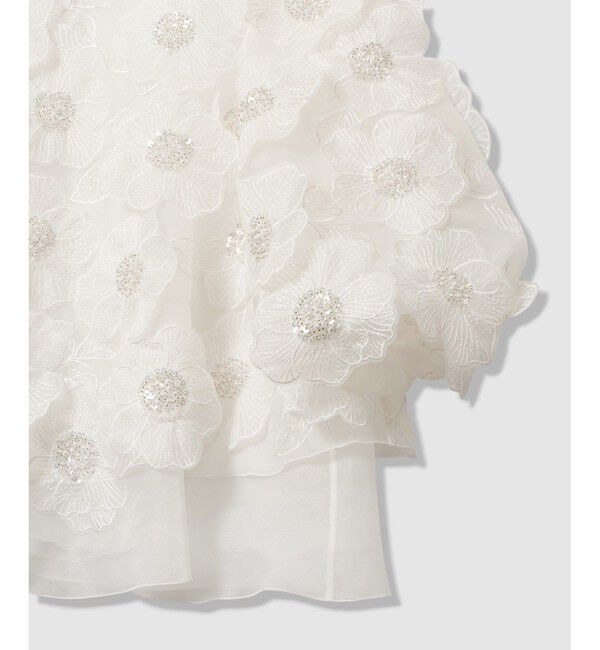 LOULOU WILLOUGHBY「【LOULOU WILLOUGHBY】オーガンフラワーブラウス」|シャツ・ブラウス|