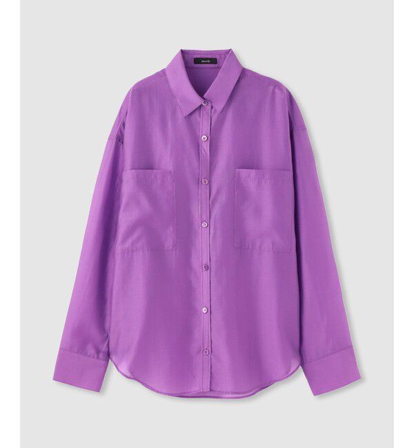 allureville「オーガンシアーシャツ」|シャツ・ブラウス|