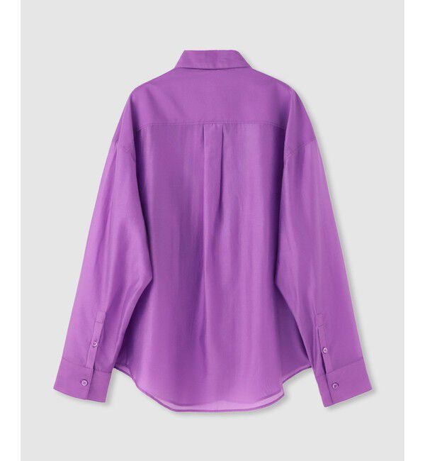 allureville「オーガンシアーシャツ」|シャツ・ブラウス|