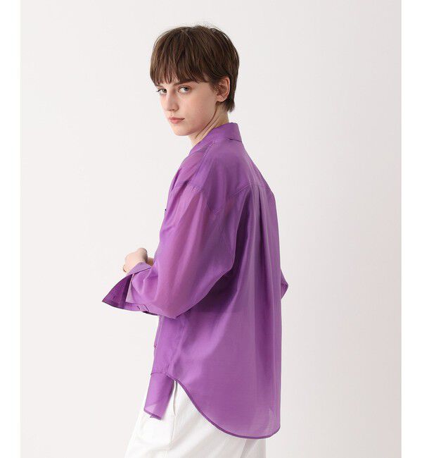 allureville「オーガンシアーシャツ」|シャツ・ブラウス|