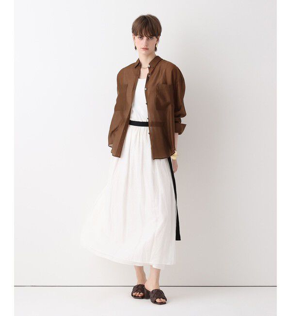 allureville「オーガンシアーシャツ」|シャツ・ブラウス|