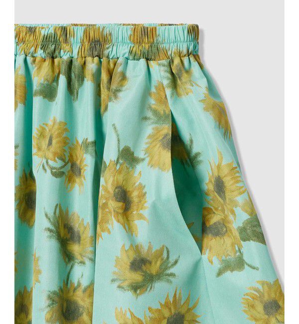 LOULOU WILLOUGHBY「WEB 一部店舗限定【LOULOU WILLOUGHBY】サンフラワープリントギャザースカート」|スカート|