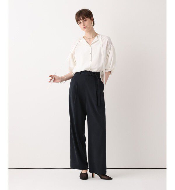 allureville「フィブリルタックパンツ」|チノ|