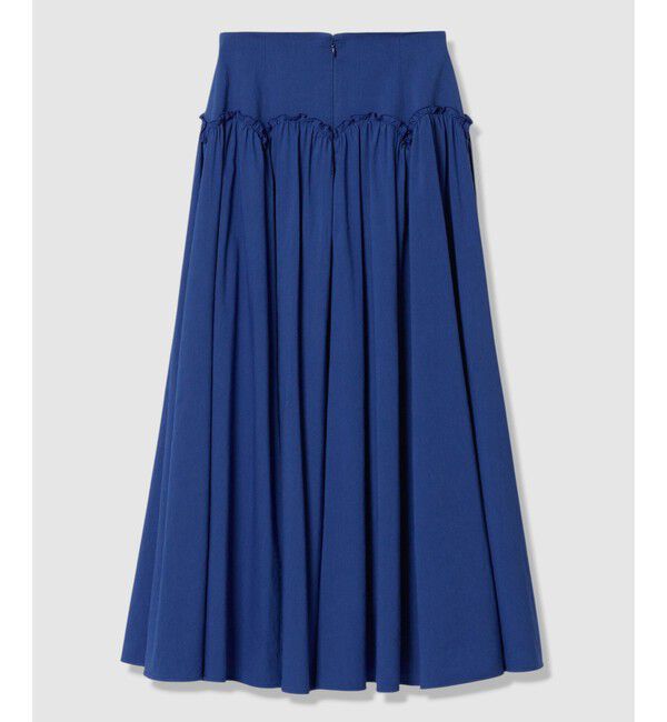 LOULOU WILLOUGHBY「【LOULOU WILLOUGHBY】コットンリネンスカラップスカート」|フレア|