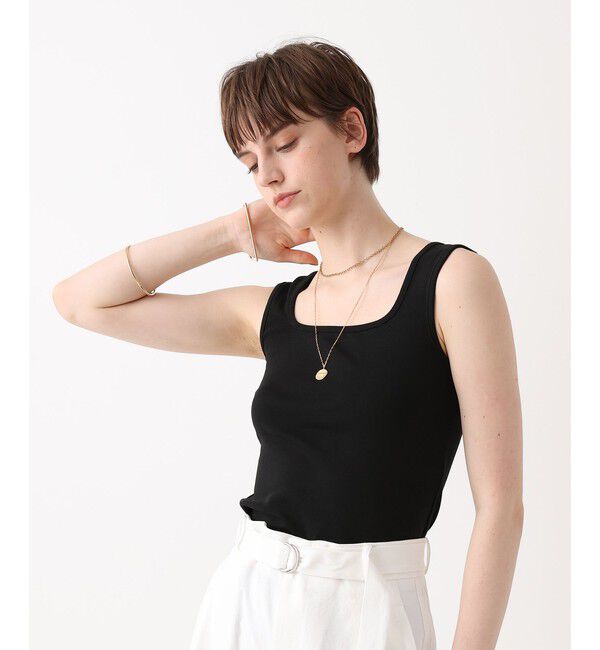 allureville「フライススクエアネックタンク」|Tシャツ・カットソー|