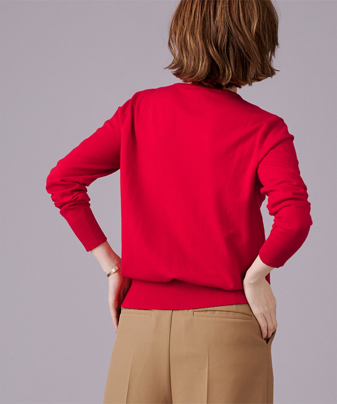 ur's「カシミヤタッチクルーネックニットトップス」|ニット・セーター|