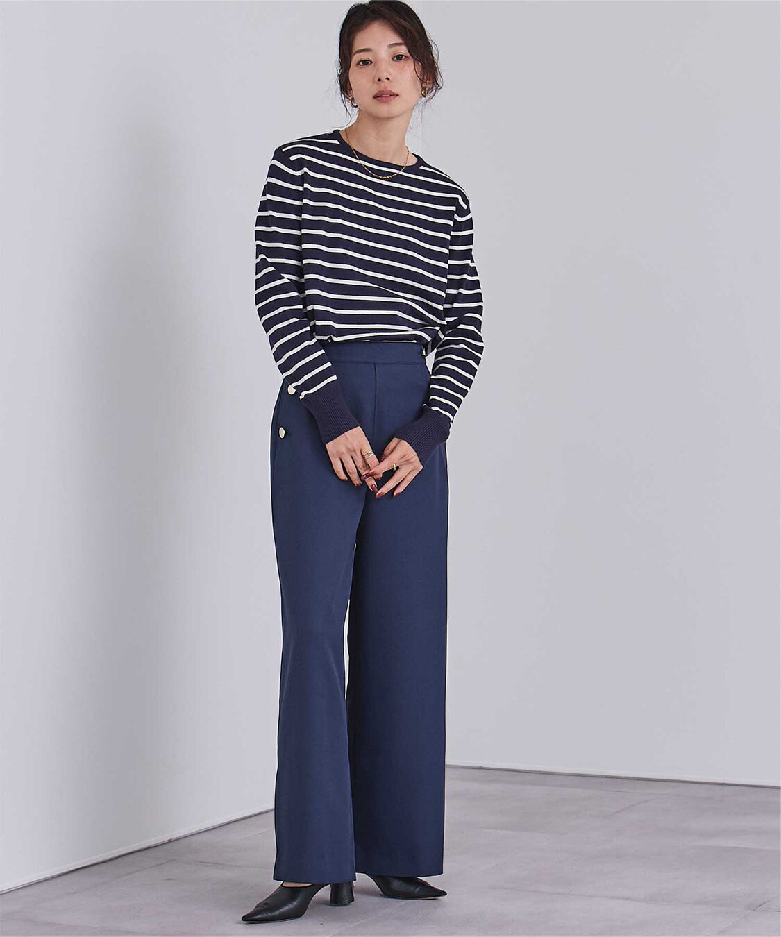 ur's「カシミヤタッチクルーネックニットトップス」|ニット・セーター|