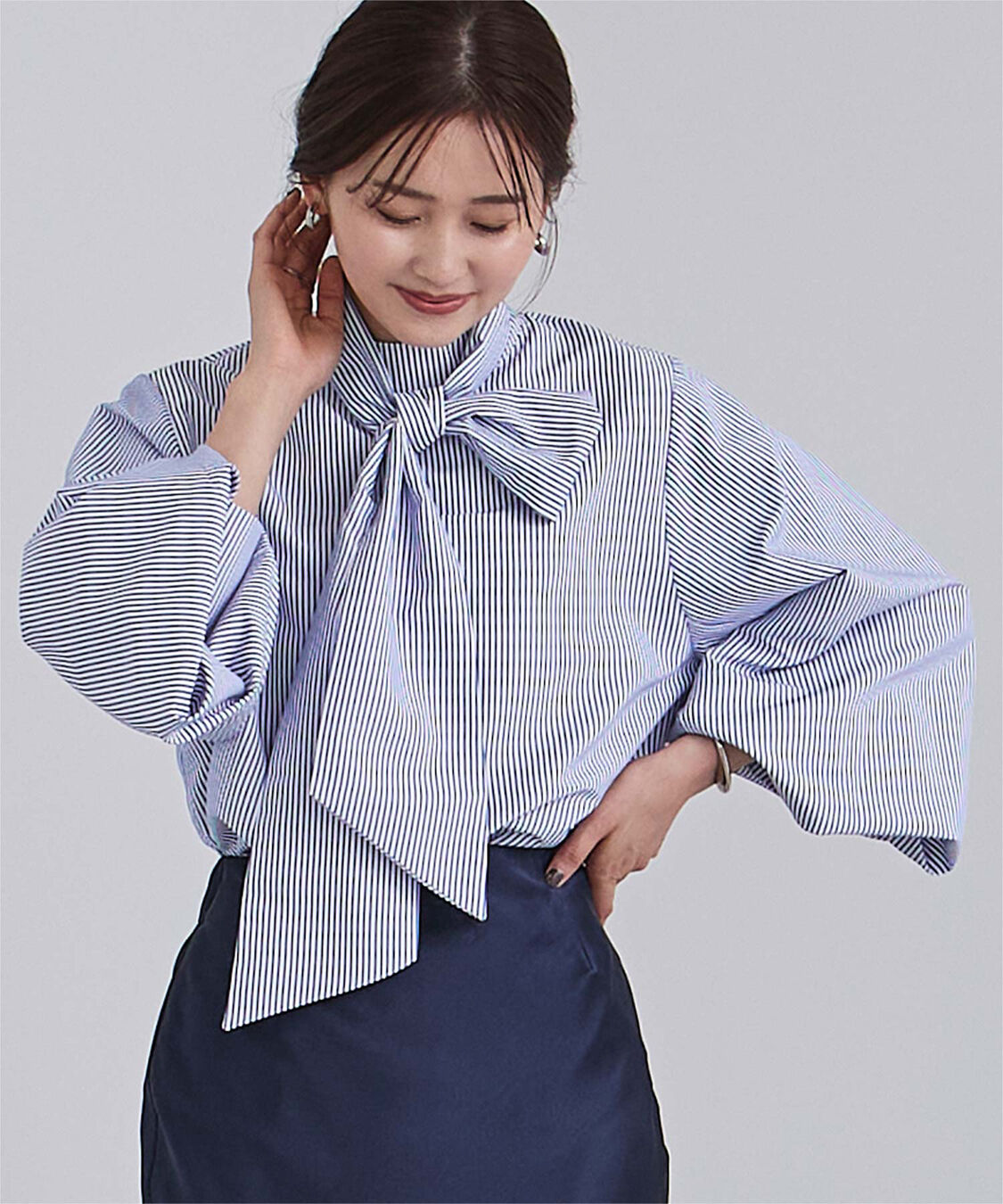 ur's「2wayボウタイブラウス」|シャツ・ブラウス|