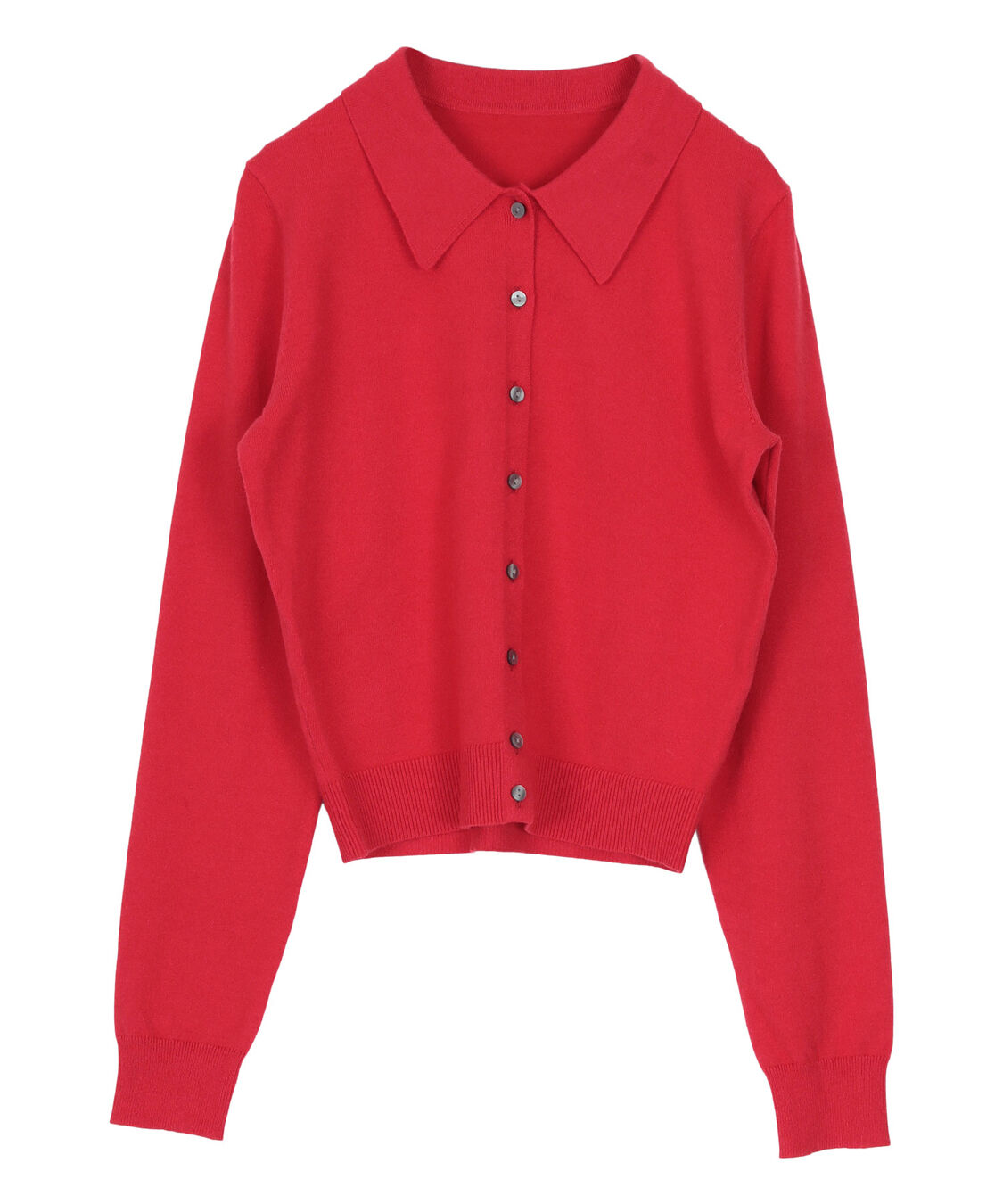 titivate「ポロ襟ニットカーディガン/トップス」|ニット・セーター|