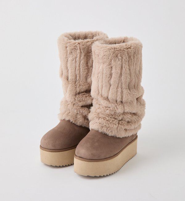  「2wayフェイクムートンブーツ」|その他|