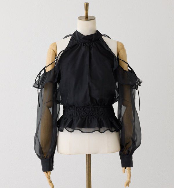  「バックリボンアメスリブラウス」|シャツ・ブラウス|