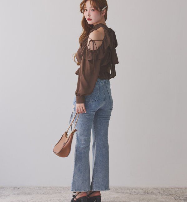  「バックリボンアメスリブラウス」|シャツ・ブラウス|