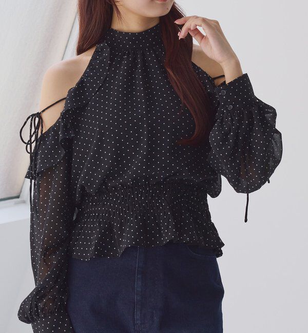  「バックリボンアメスリブラウス」|シャツ・ブラウス|