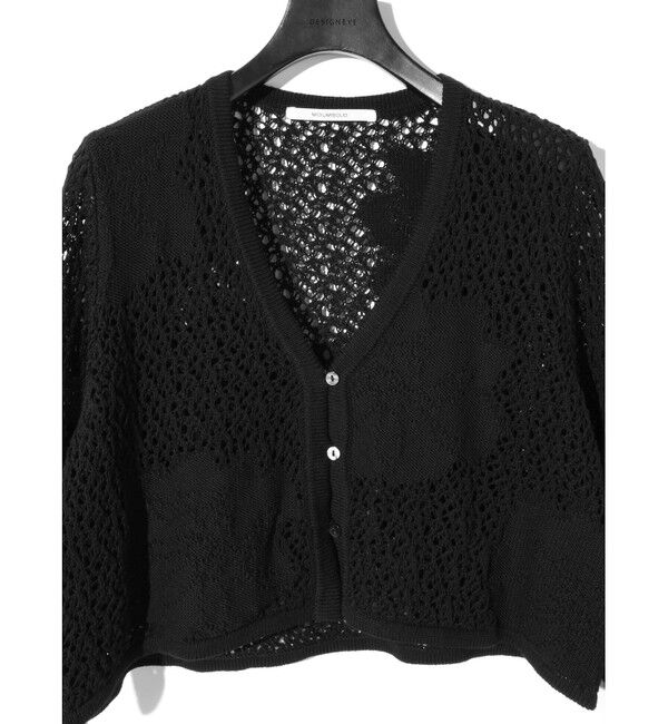 MIDIUMISOLID「MIDIUMISOLID for Ladies レースメッシュカーディガン」|ニット・セーター|