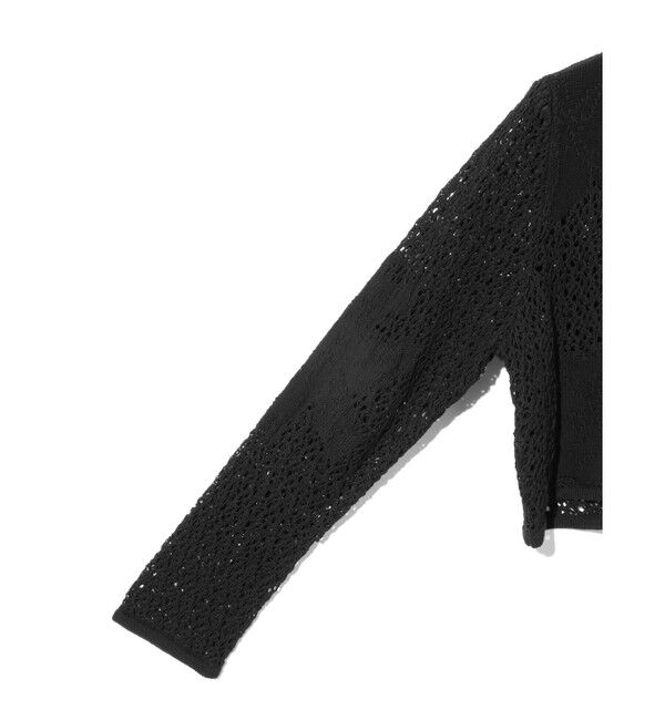 MIDIUMISOLID「MIDIUMISOLID for Ladies レースメッシュカーディガン」|ニット・セーター|