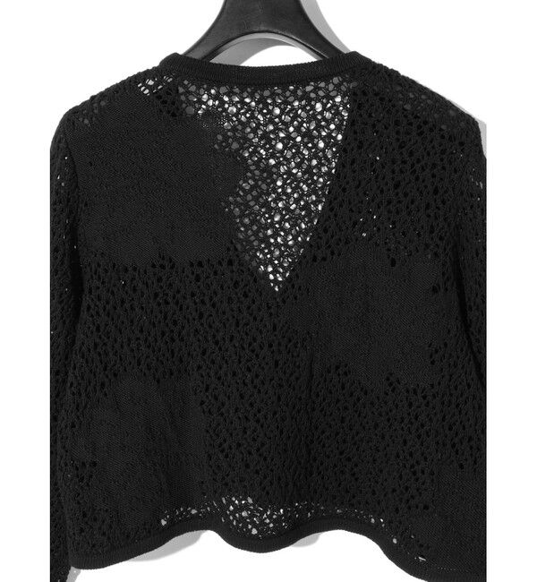 MIDIUMISOLID「MIDIUMISOLID for Ladies レースメッシュカーディガン」|ニット・セーター|