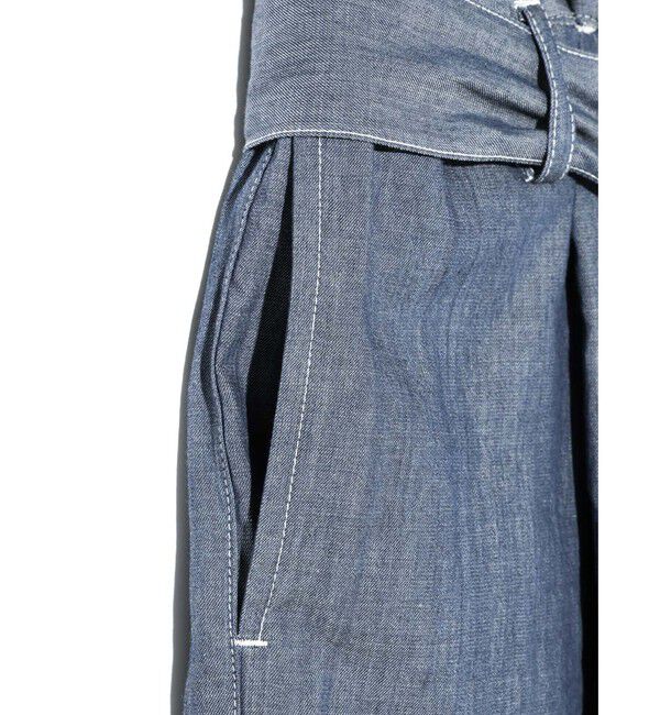 MIDIUMISOLID「MIDIUMISOLID for Ladies シアーデニムイージーパンツ（BLEACH）」|その他|