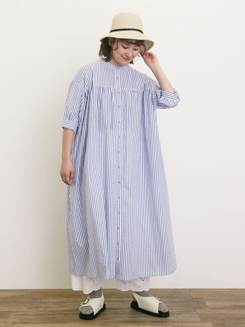 Samansa Mos2「【接触冷感】シャツワンピース ≪S/Mサイズ≫」|ワンピース|