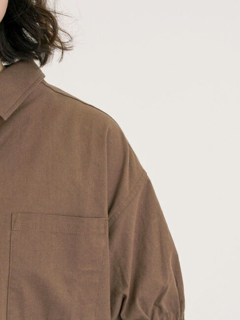 Samansa Mos2「ショート丈シャツ」|シャツ・ブラウス|