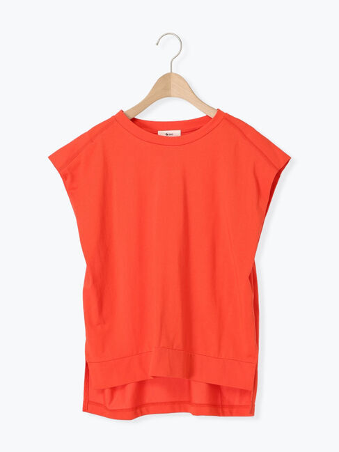 SM2「[接触冷感]肩タックフレンチスリーブカットソー」|Tシャツ・カットソー|レッド