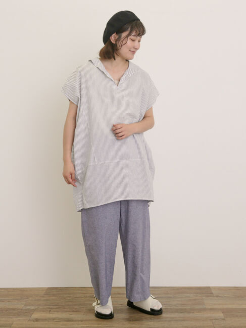 Samansa Mos2「【クールコットン】イージーストレートパンツ ≪M/Lサイズ≫」|その他|