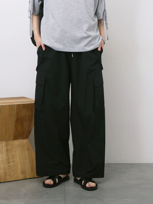 Samansa Mos2 blue「◎サス付カーゴパンツ」|その他|ブラック