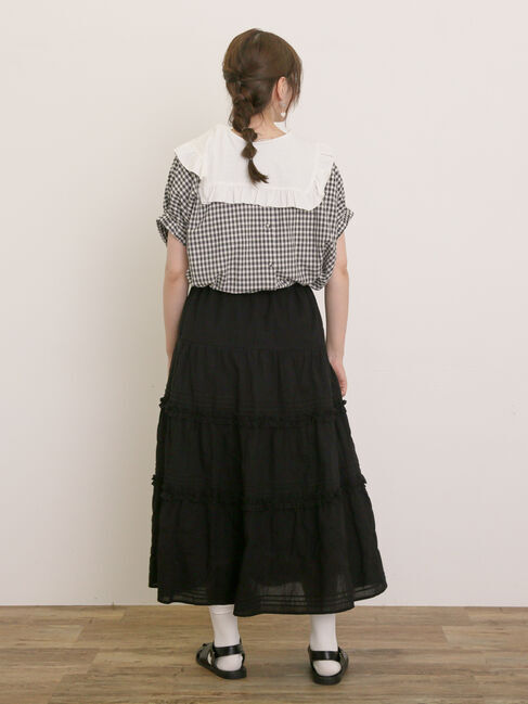 Samansa Mos2「セーラー襟Tシャツ」|Tシャツ・カットソー|