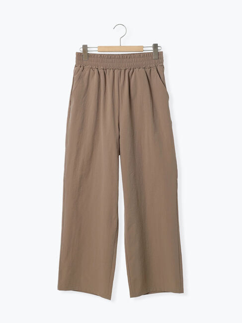 Samansa Mos2 blue「ハイウエストワイドイージーパンツ」|その他|