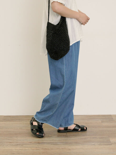 Samansa Mos2「【M/Lサイズ】インドデニムイージーパンツ」|その他|