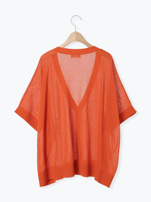 Samansa Mos2「【マシンウォッシャブル】ドルマンスリーブVネックカーディガン」|カーディガン|