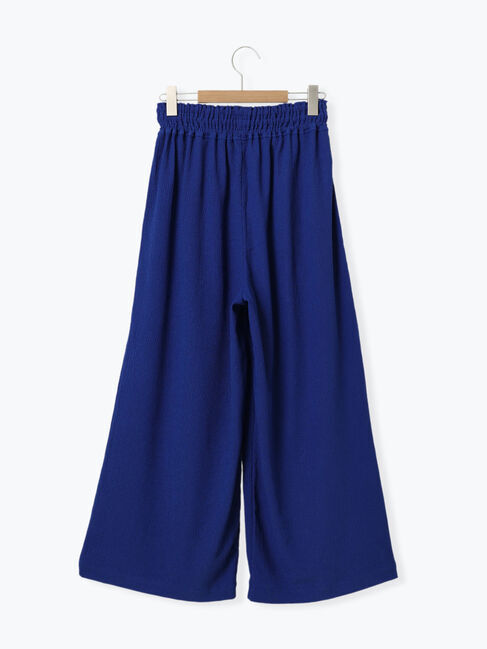Samansa Mos2 blue「楊柳ハイウエストパンツ」|その他|