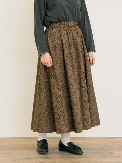 Samansa Mos2「柄アソートタックスカート」|スカート|